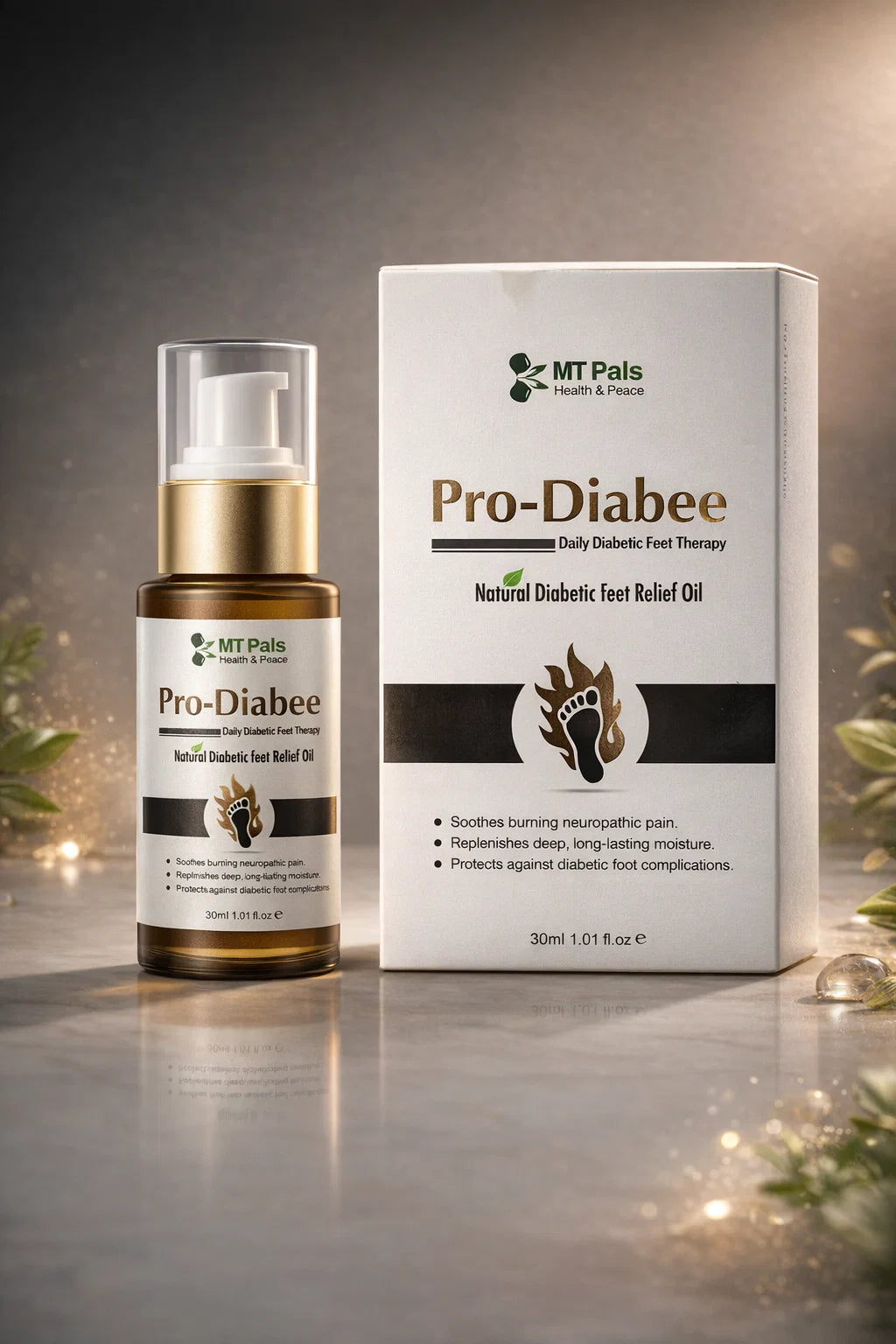 Pro-Diabee – Natural Diabetic Foot Relief Oil | Daily Diabetic Feet Therapy (30ml)